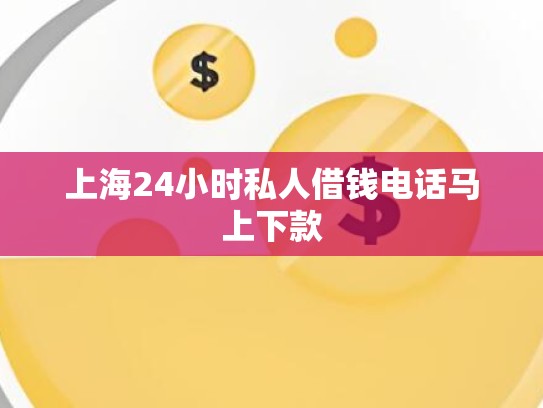 上海24小时私人借钱电话马上下款